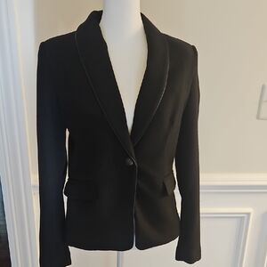 Mango Classic Womens Black Blazer Size 4